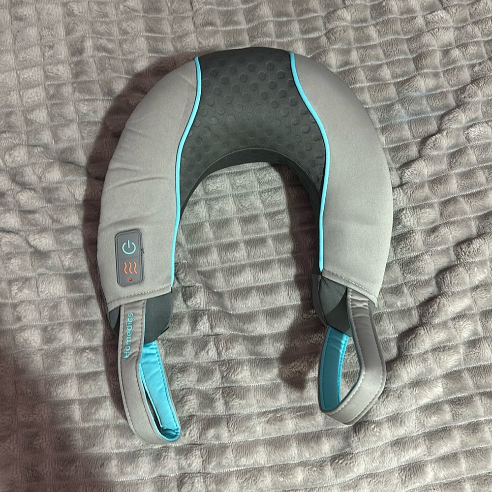 Homedics Soothes Neck Tension Vibration Neck Massager with Heat & Handles